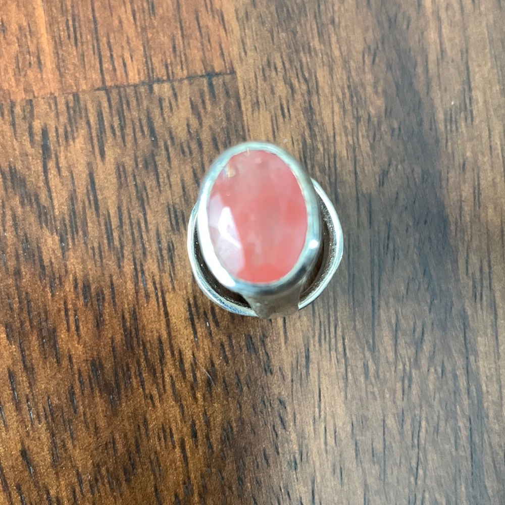 Sundance Sterling Silver Women’s Ring, Rose Quartz, Size 5